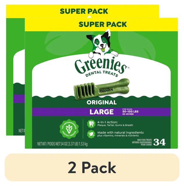 Dog Treats 2 pack 54 oz 3.3 lb