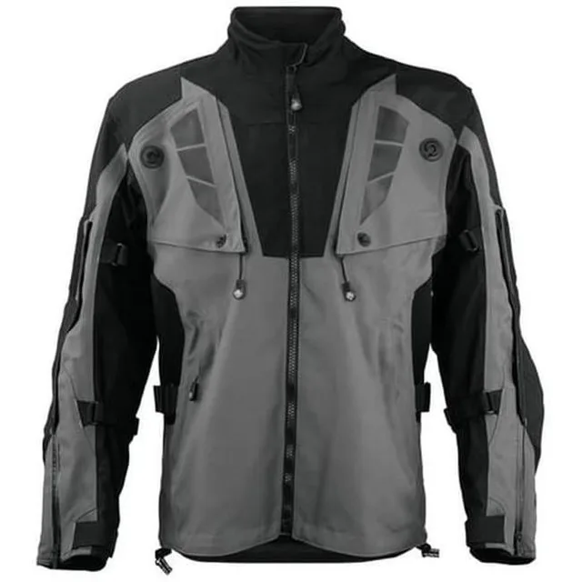 Jacket gray adjustable waterproof