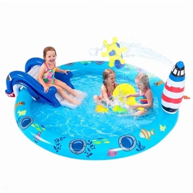 Play Kitchen blue 44.9" 42.9"