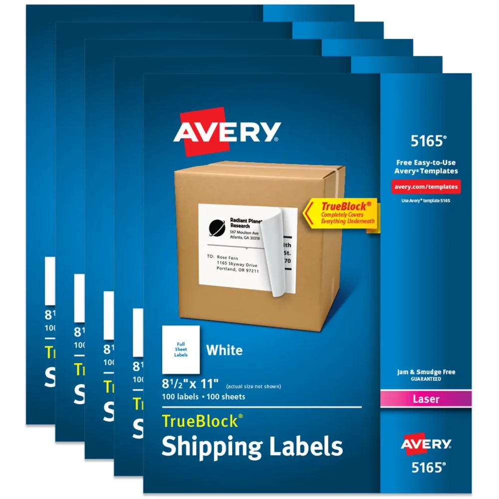 Moving & Storage 8.5" 11" 5 pack