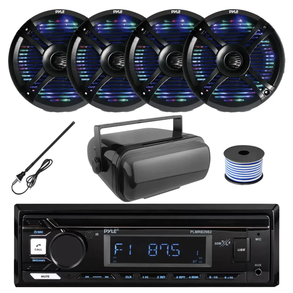 Stereo Receiver 6.5" 250w bluetooth