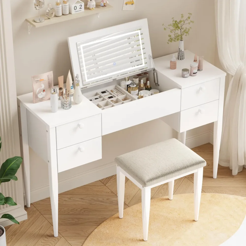 Vanity Desk 3 in white 15.75"