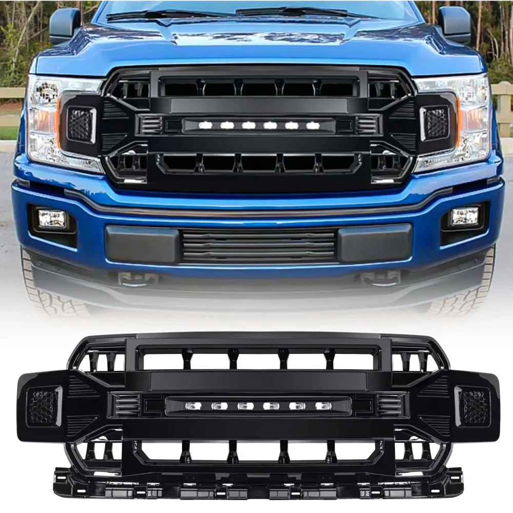 Grille black led
