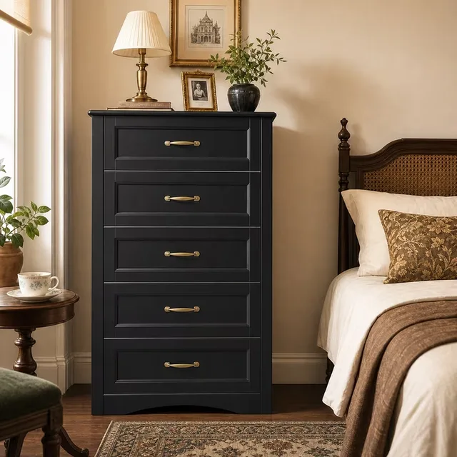 Bedroom black 27.6" 43.3"