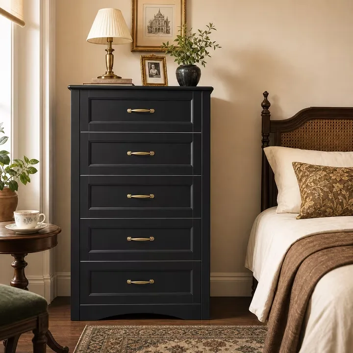 Bedroom black 27.6" 43.3"