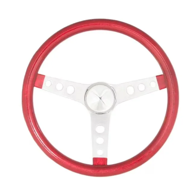 Steering Wheel 13.5 in red 5"