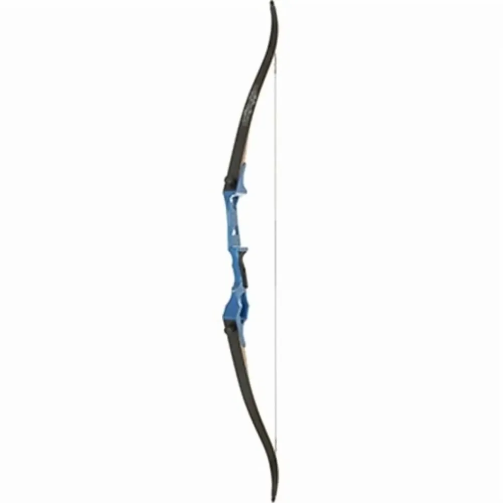 Recurve Bow 58 in 35 lbs blue