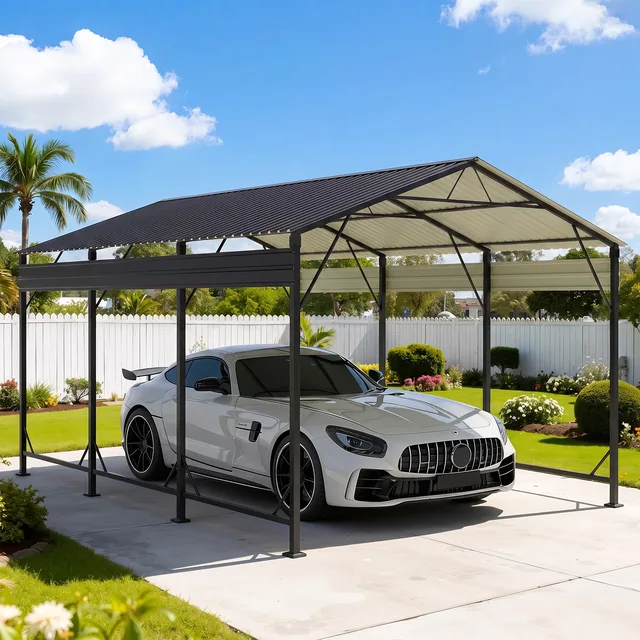 Metal Carport 10' 15' 118"