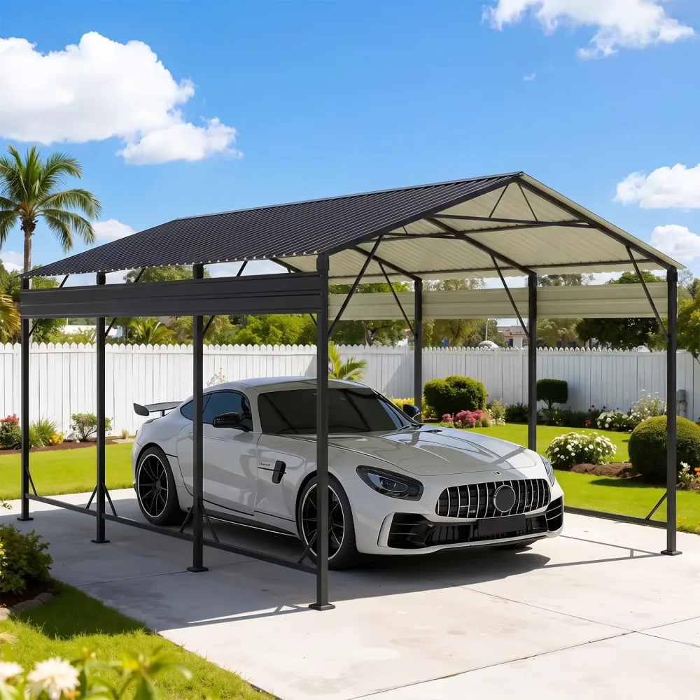 Metal Carport 10' 15' 118"