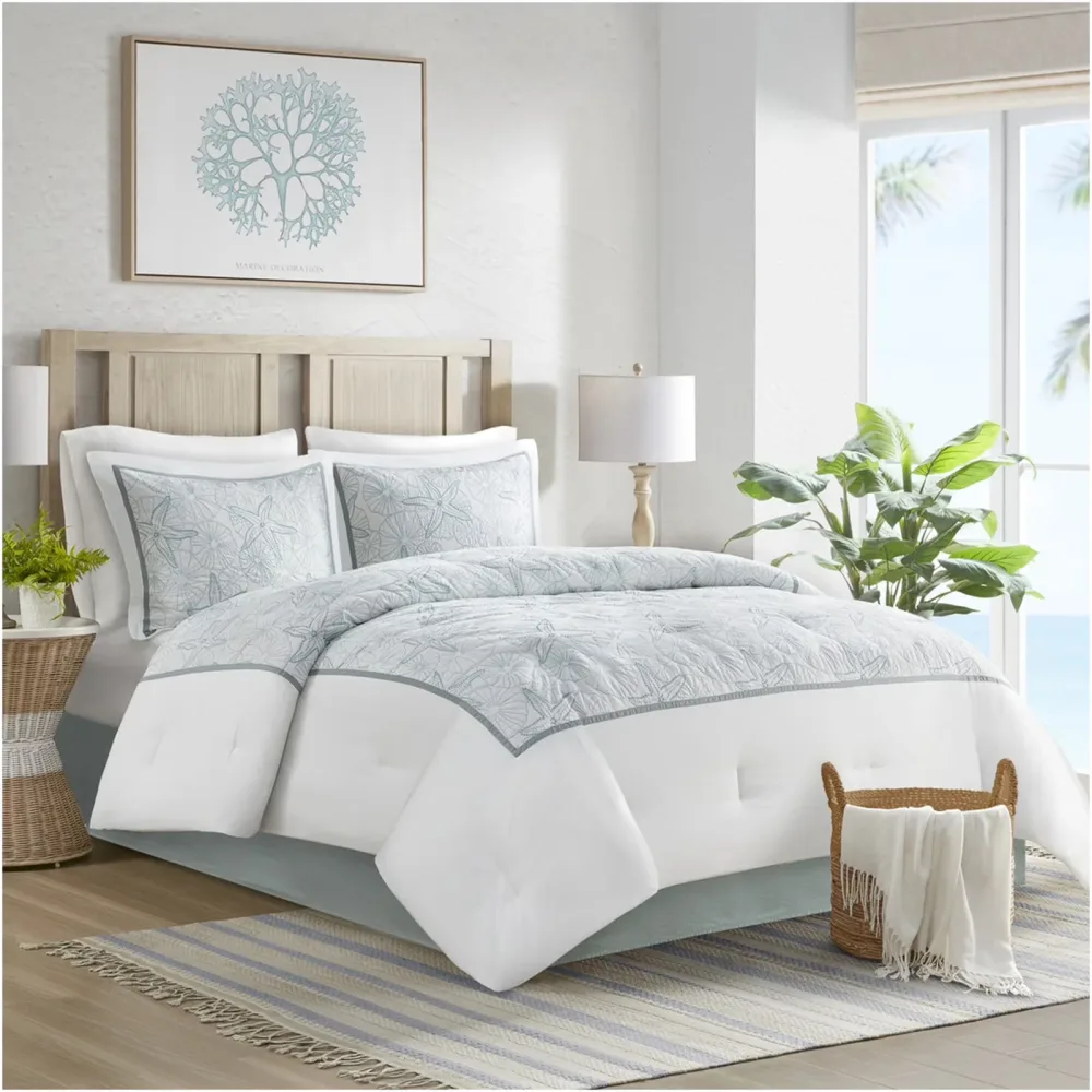 Bedding white 1.98 lb blue