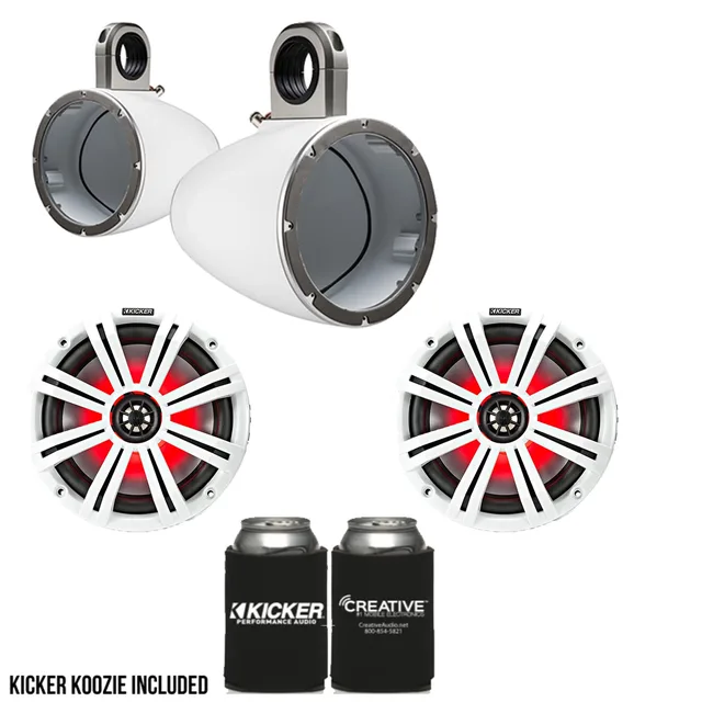 Speaker 8" led white