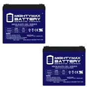 Battery 12v 2 pack 12 volt
