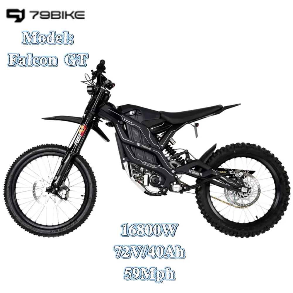 Dirt Bike 72v 10000w black