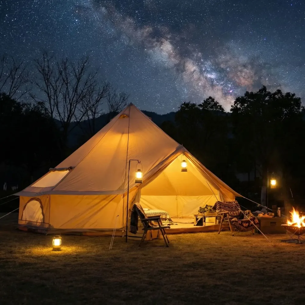Bell Tent 13.1ft 8 people waterproof