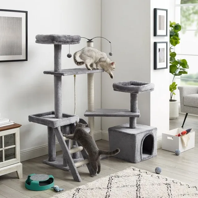 Furniture & Enrichment 53.5" gray 48.82"