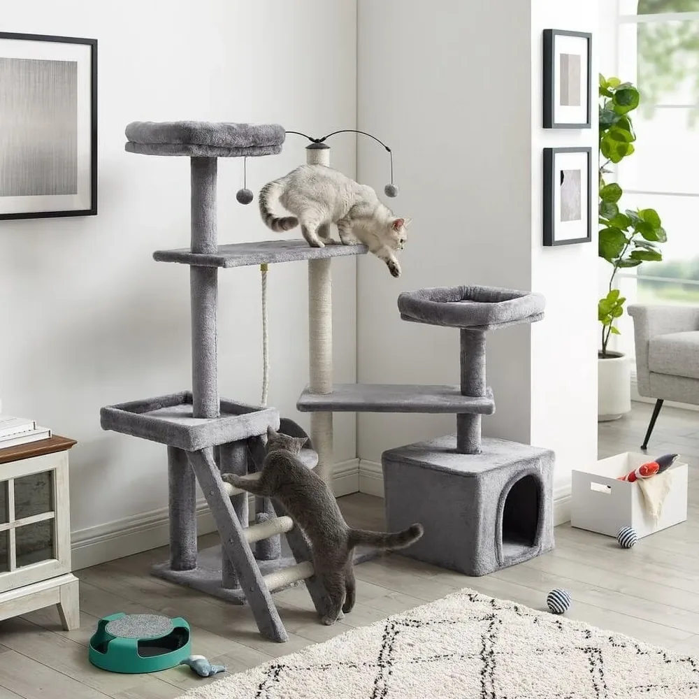 Furniture & Enrichment 53.5" gray 48.82"