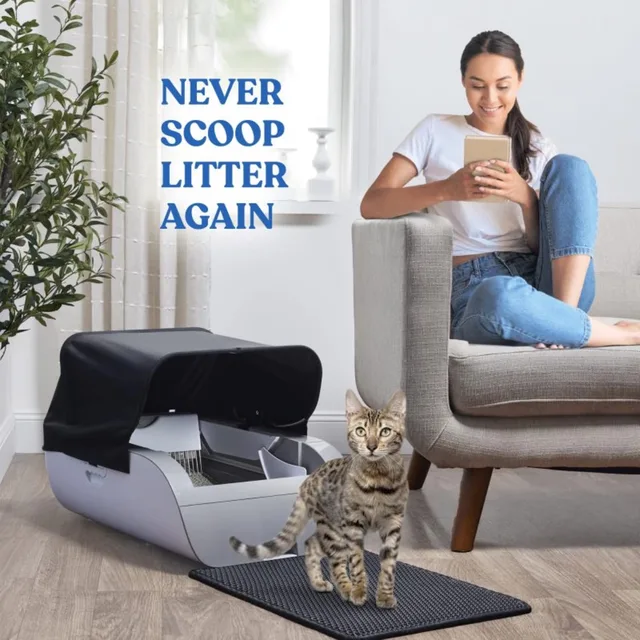 Cat Litter 90lbs led white
