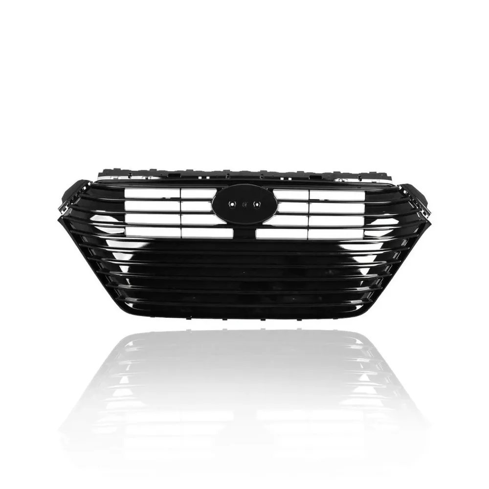Grille blue black