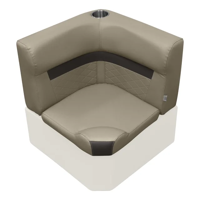 Boat Seating white red 25"