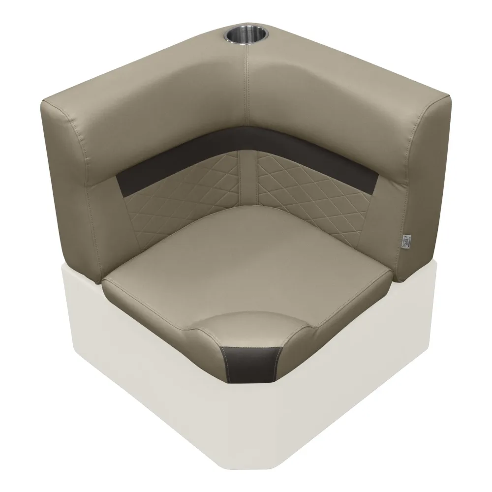 Boat Seating white red 25"
