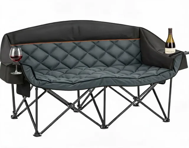 Camping Chair 850 lbs 2 person folding