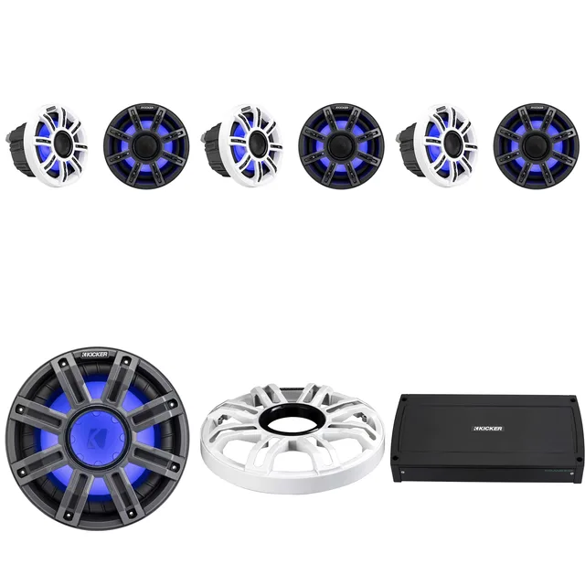 Marine Audio 6.5" 10" white