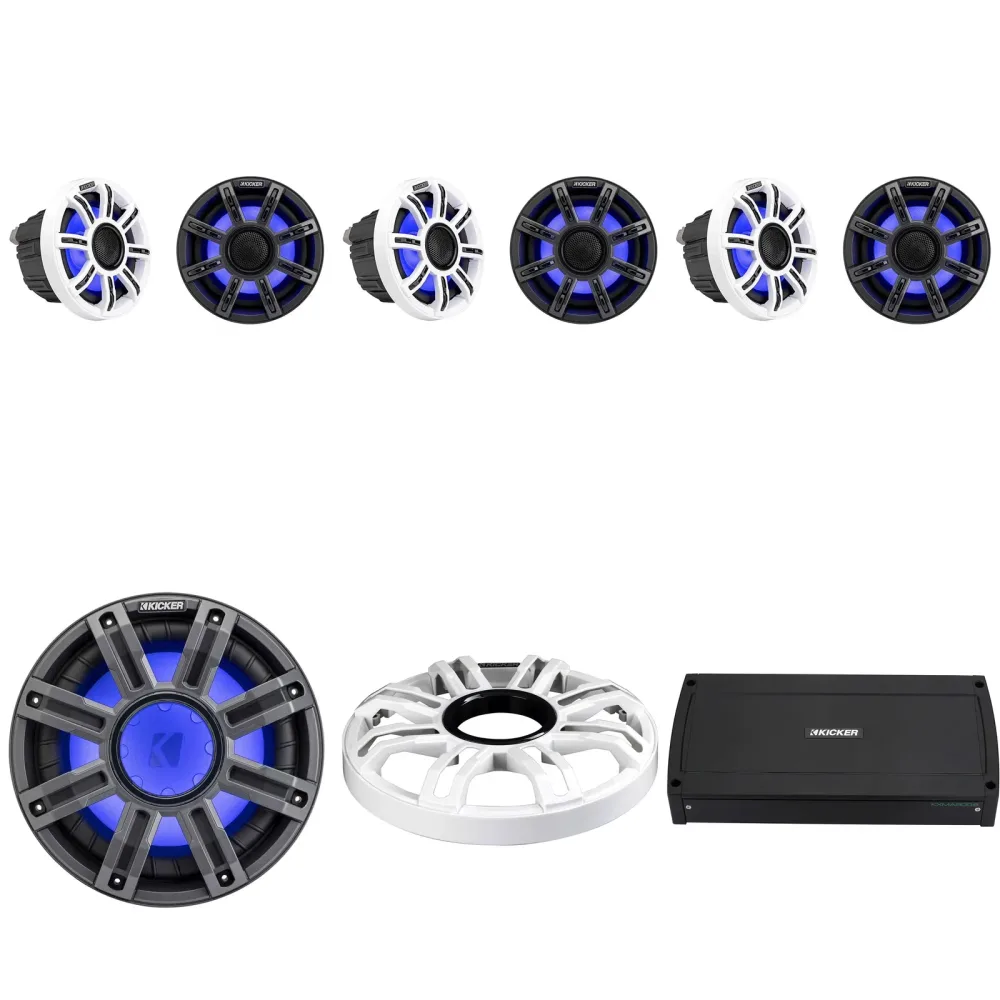 Marine Audio 6.5" 10" white