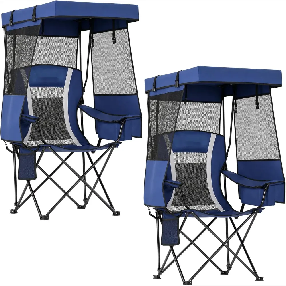 Camping Chair 2 pack 400 lbs folding