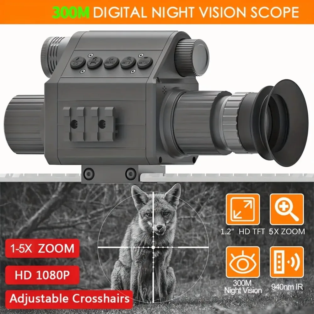 Hunting 50mm rechargeable portable