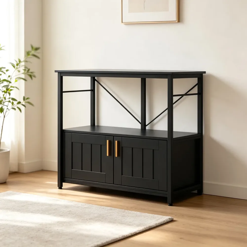 Storage Cabinet 40-50 gallon 660lbs black
