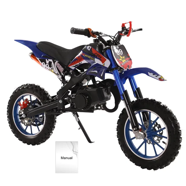 Dirt Bike blue 12 inch 47.2 inches