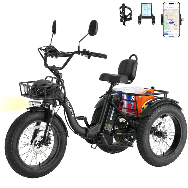 Electric Tricycle 750w 1350w 20"