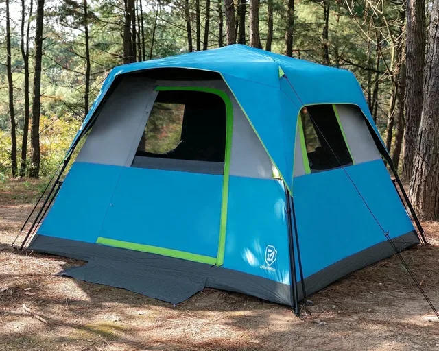 Camping Tent 6 person blue 73"