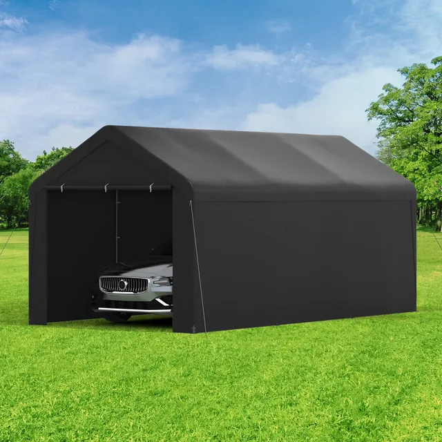 Carport 10' portable black