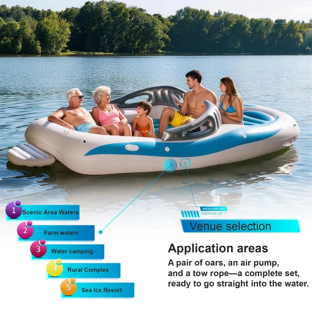 Bed 6 people portable 13.8ft