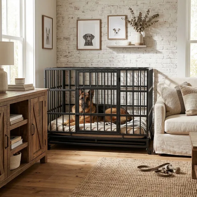 Dog Crate 48 inch folding 47.2'