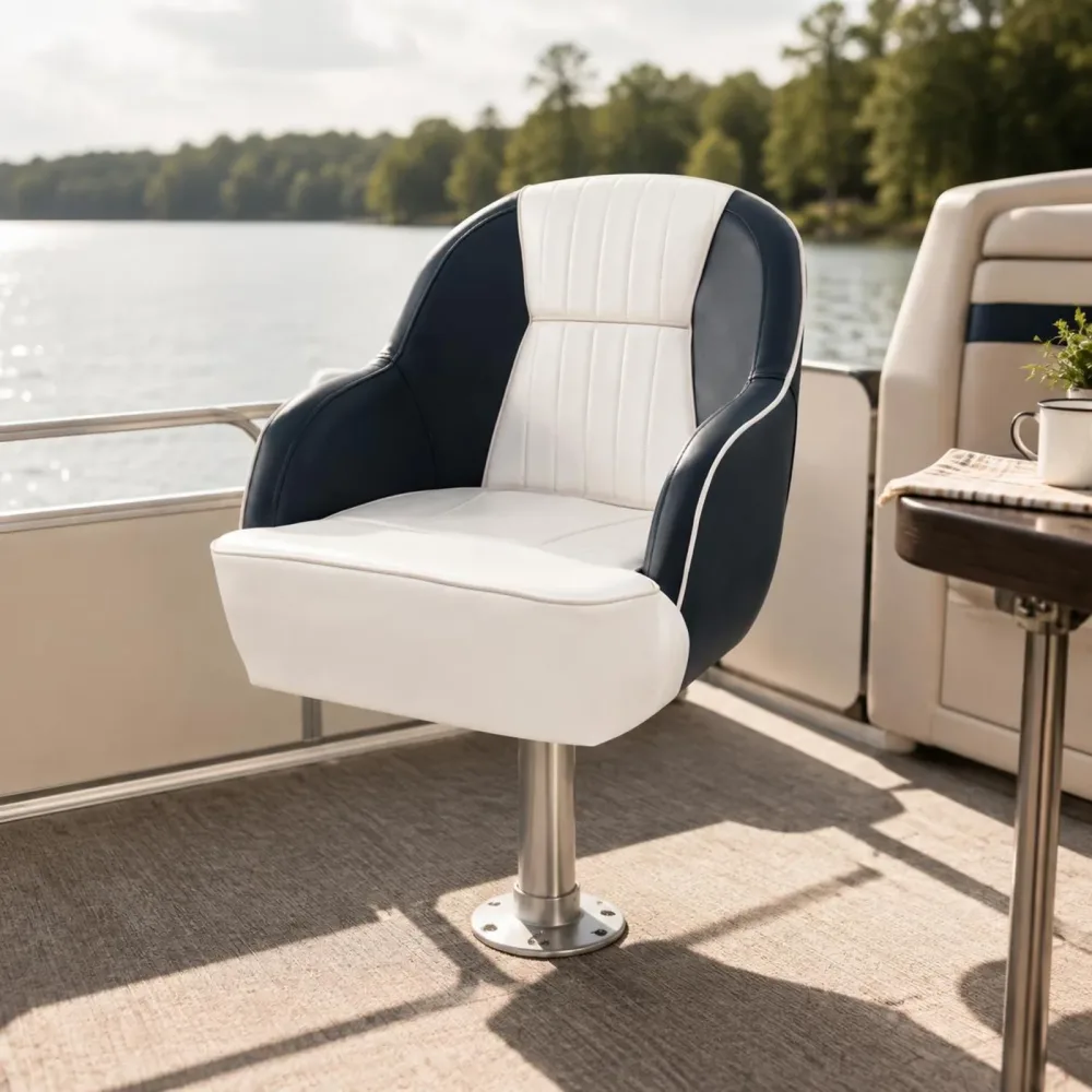 Pontoon Boat blue 6" 5"