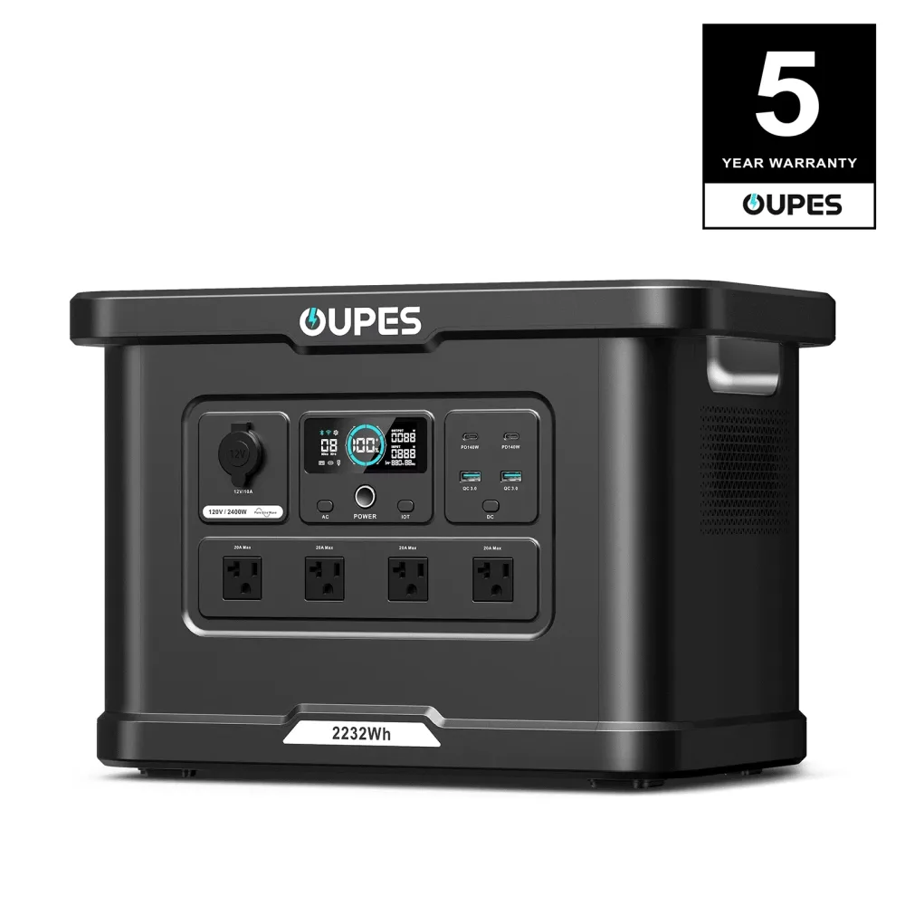 Solar Generator 2400w 140w portable