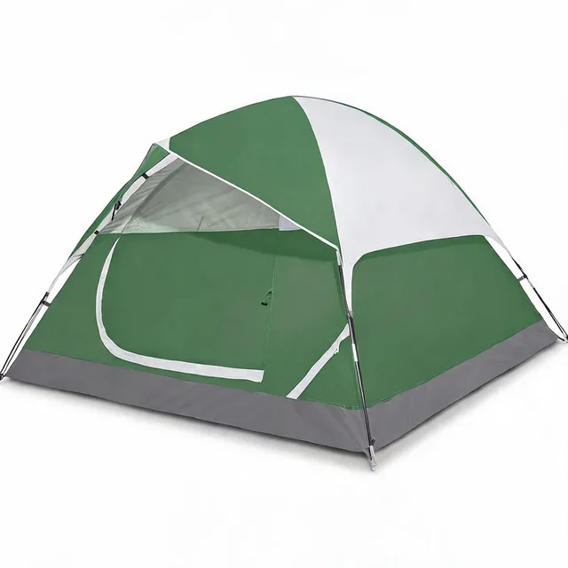 Dome Tent 6 person waterproof green