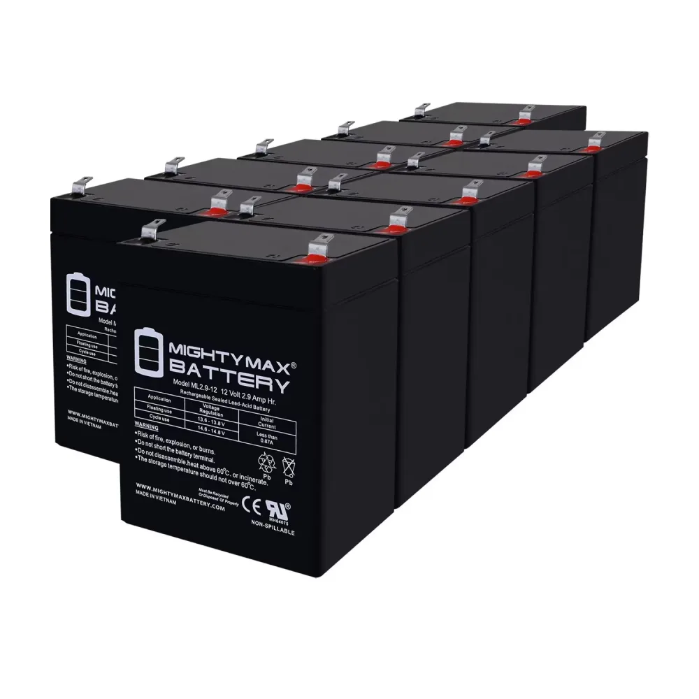 Battery 12v 10 pack 12 volt