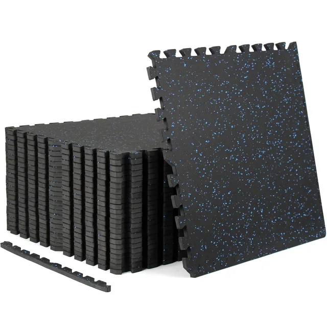 Gym Mats 0.56" black blue
