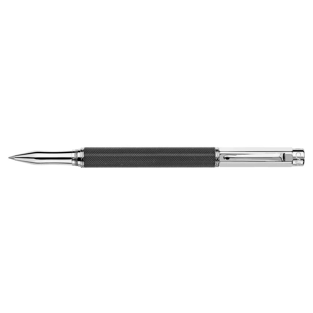 Rollerball Pen black silver blue