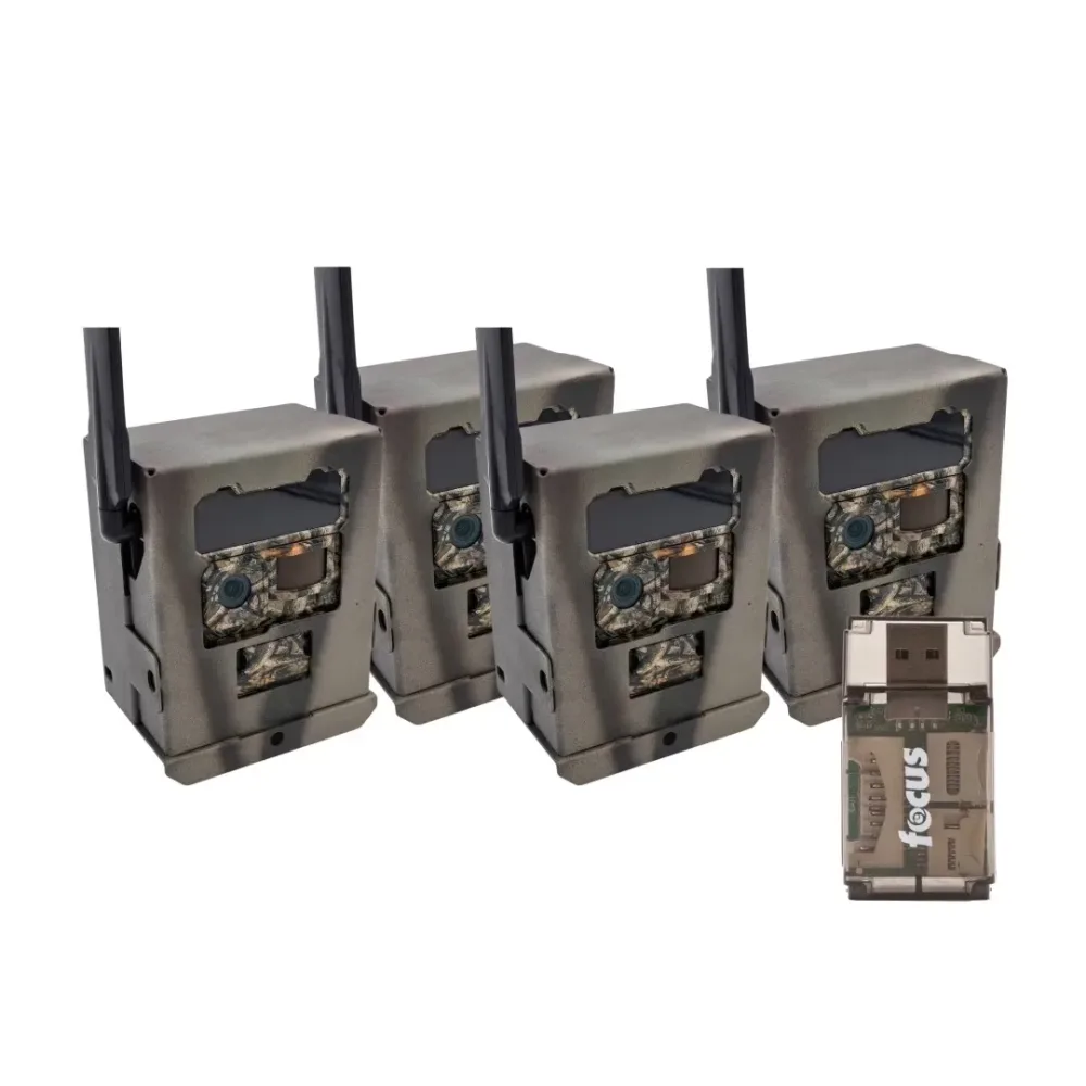 Trail Camera 4 pack heavy-duty black