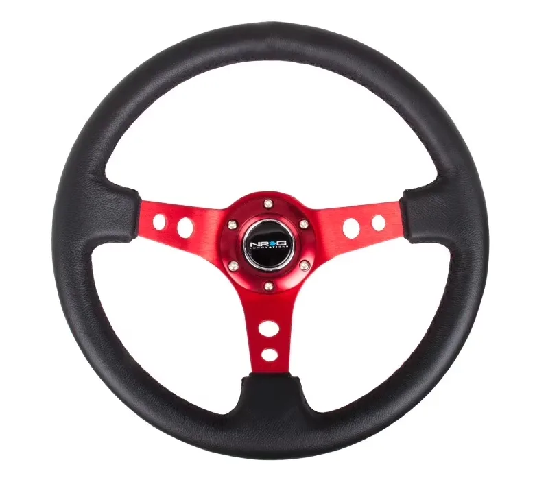 Steering Wheel 350mm 3in red