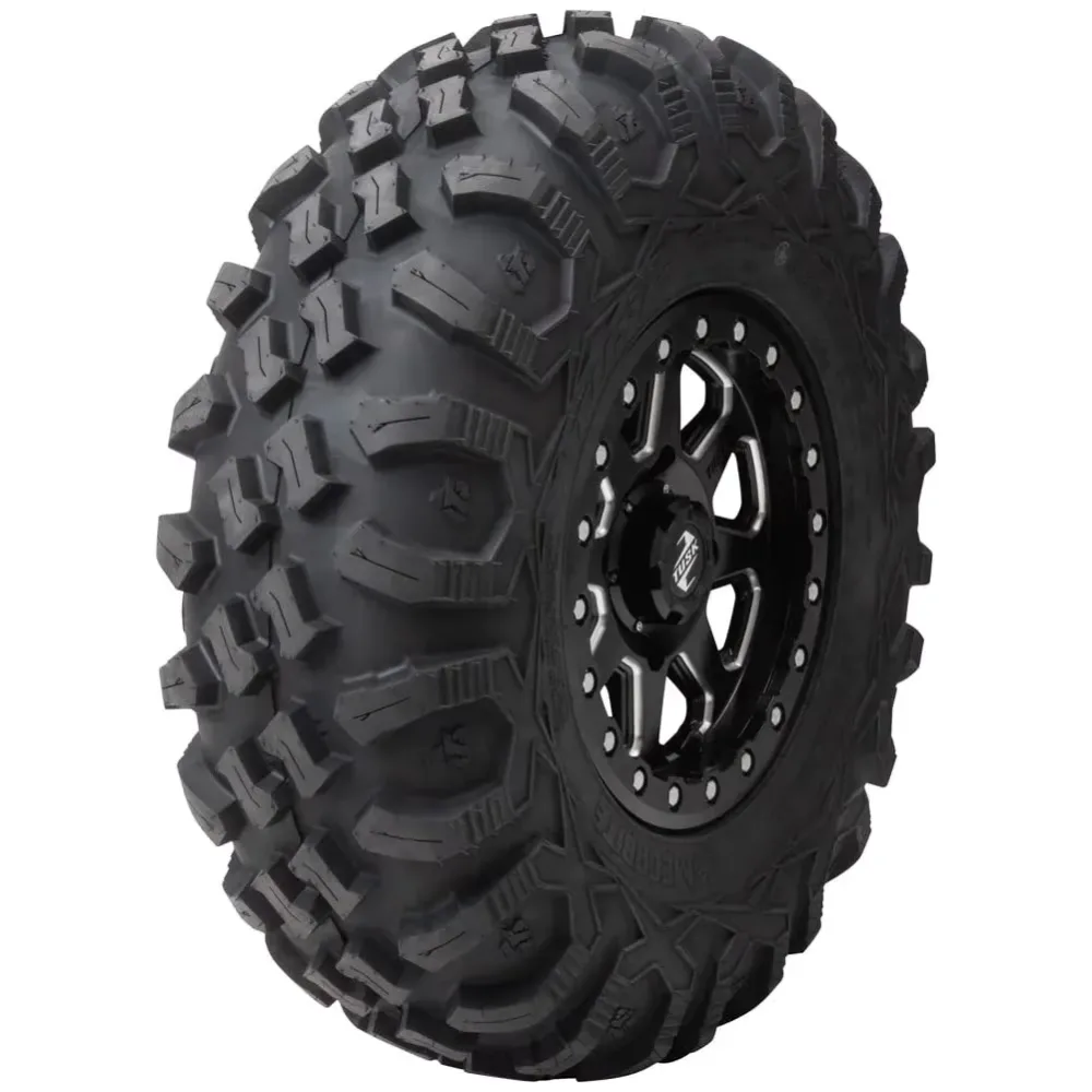 Radial Tire 4 pack 4" black