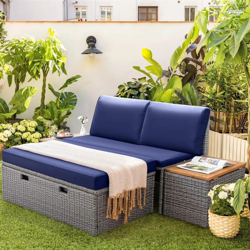 Storage blue weatherproof gray