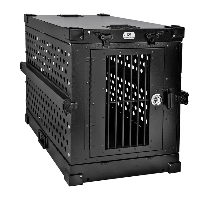 Dog Crate black heavy-duty