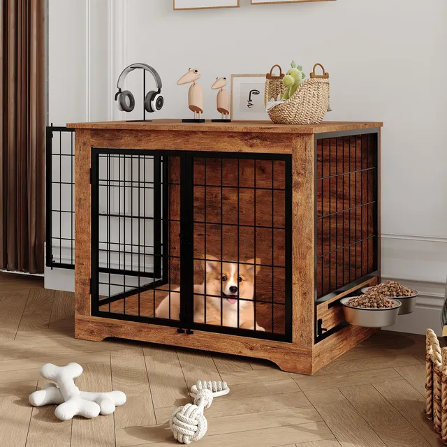 Dog Crate 32" adjustable 70 lbs
