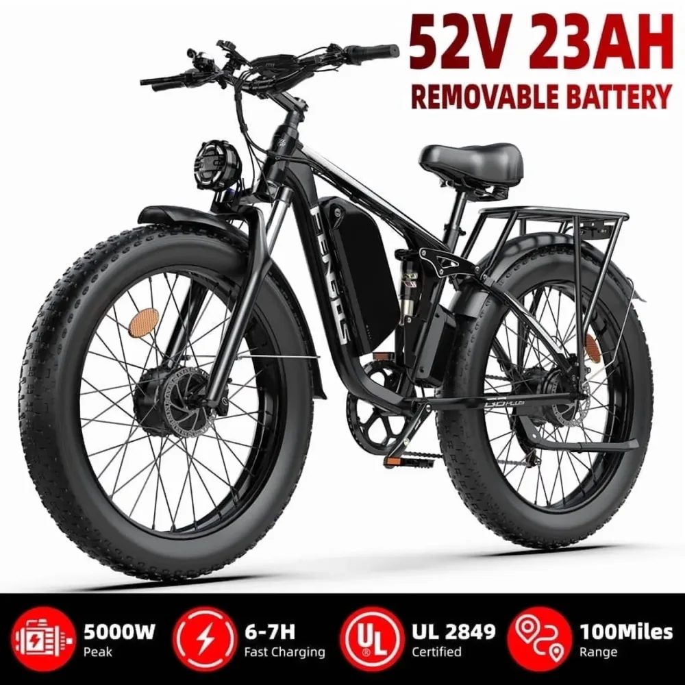 Electric Bike 26" 5000w 52v