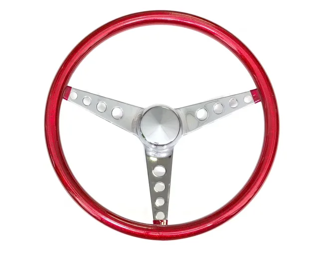 Steering Wheel red 15" 4 lb